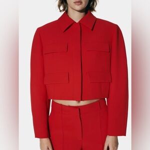 Zara cropped blazer